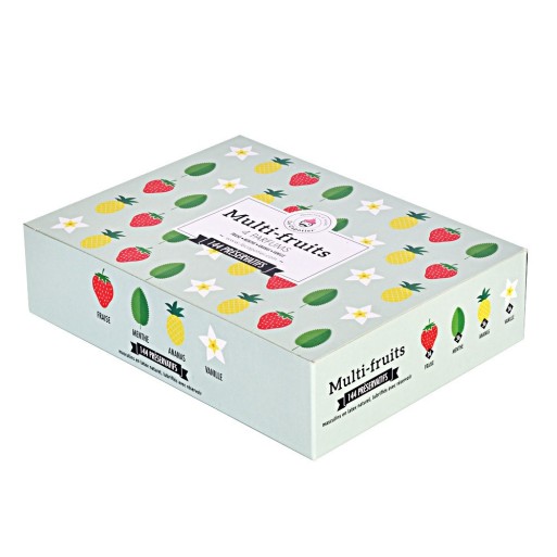 Preservatifs multi-fruits en boîte