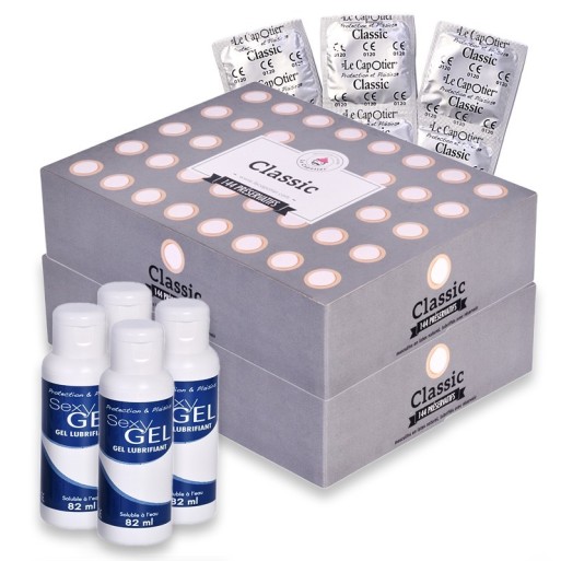 288 preservatifs + 4gels lubrifiants